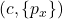 (c, \{ p_x\})