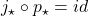 j_\star\circ p_\star = id