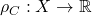 \rho_C: X\to \mathbb{R}