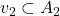 v_2\subset A_2