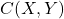 C(X,Y)