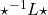 \star^{-1}L\star
