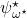 \psi_{\omega^\star}^\star