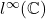 l^\infty(\mathbb{C})