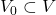 V_0 \subset V
