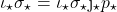 \[\iota_\star \sigma_\star  = \iota_\star \sigma_\star \j_\star p_\star\]