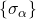 \{ \sigma_\alpha \}