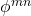 \phi^{mn}
