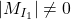 |M_{I_1}| \neq 0
