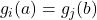 g_i(a) = g_j(b)