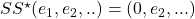 SS^\star(e_1, e_2, .. ) = (0, e_2, ...)