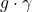 g\cdot \gamma