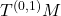 T^{(0,1)}M