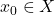 Rendered by QuickLaTeX.com x_0 \in X