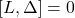 [L, \Delta]= 0