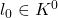 l_0 \in K^0